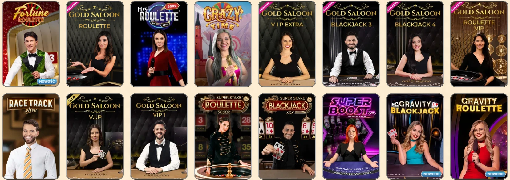 Vegasino Kasyno na Żywo